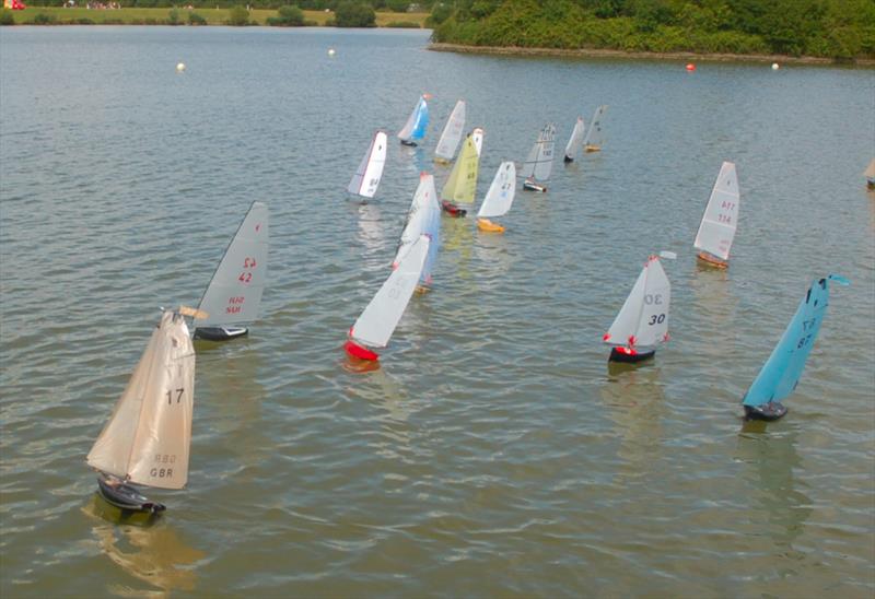 2014 Footy Gold Cup at Furzton Lake, Milton Keynes photo copyright Roger Stollery taken at Two Islands Radio Yacht Club and featuring the Footy class