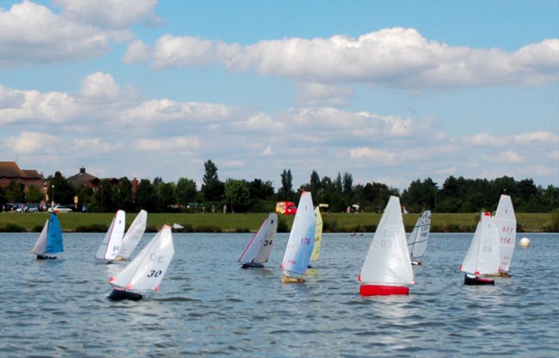 2014 Footy Gold Cup at Furzton Lake, Milton Keynes photo copyright Roger Stollery taken at Two Islands Radio Yacht Club and featuring the Footy class