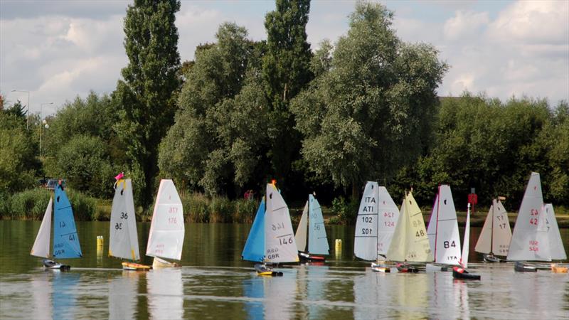 2014 Footy Gold Cup at Furzton Lake, Milton Keynes photo copyright Roger Stollery taken at Two Islands Radio Yacht Club and featuring the Footy class