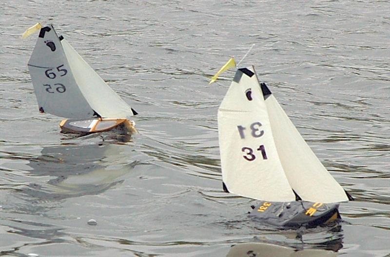 Videlo Globe Footy Open at Frensham photo copyright Roger Stollery taken at Frensham Pond Sailing Club and featuring the Footy class