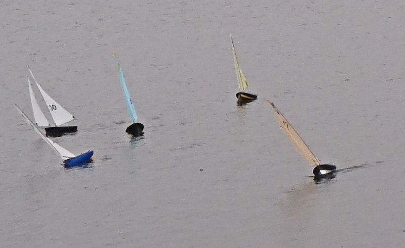 Fred's Big Toephy model yachting photo copyright Paul Risdale taken at Guildford Model Yacht Club and featuring the Footy class