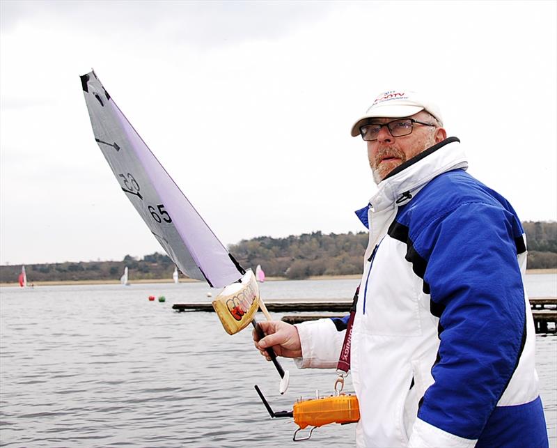 Winner, Peter Shepherd and his balsa FAT BOY SLIM - Videlo Globe (Footy class at Frensham) - photo © Roger Stollery