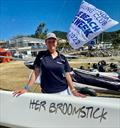 Kerrie Driver and 'Her Broomstick' at Airlie Beach Race Week © Shirley Wodson