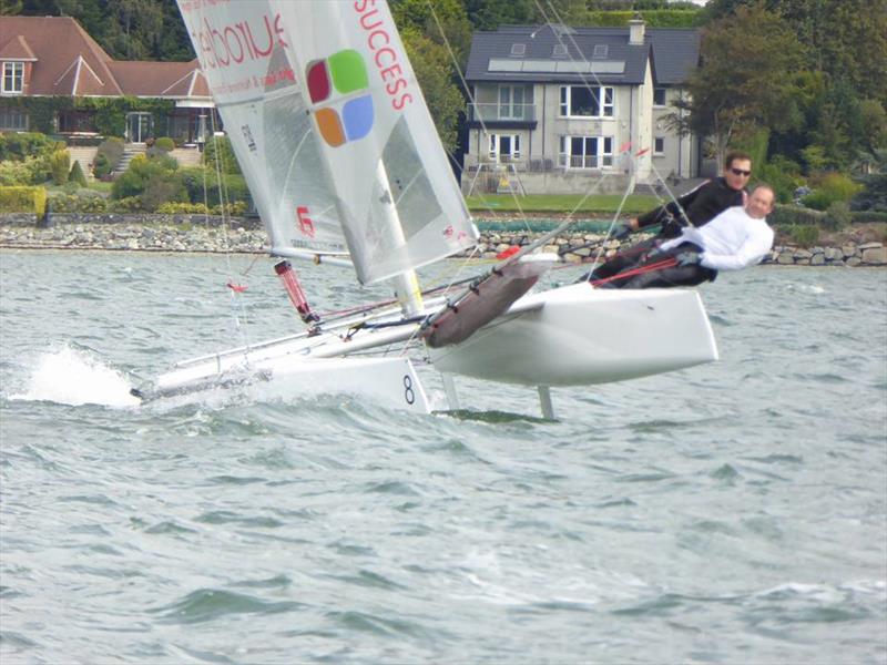 Irish Open Multihull Championship at Carlingford photo copyright Lou Ann Crowcroft / Diarmuid Gorman taken at Carlingford Sailing Club and featuring the Formula 18 class