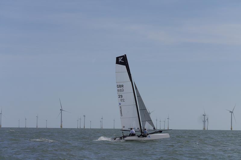 21st Forts Race at Whitstable photo copyright Andy Clarke taken at  and featuring the Formula 18 class