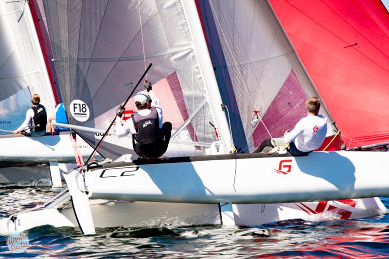 F18 Worlds at Sarasota day 1 - photo © Ellinor Walters