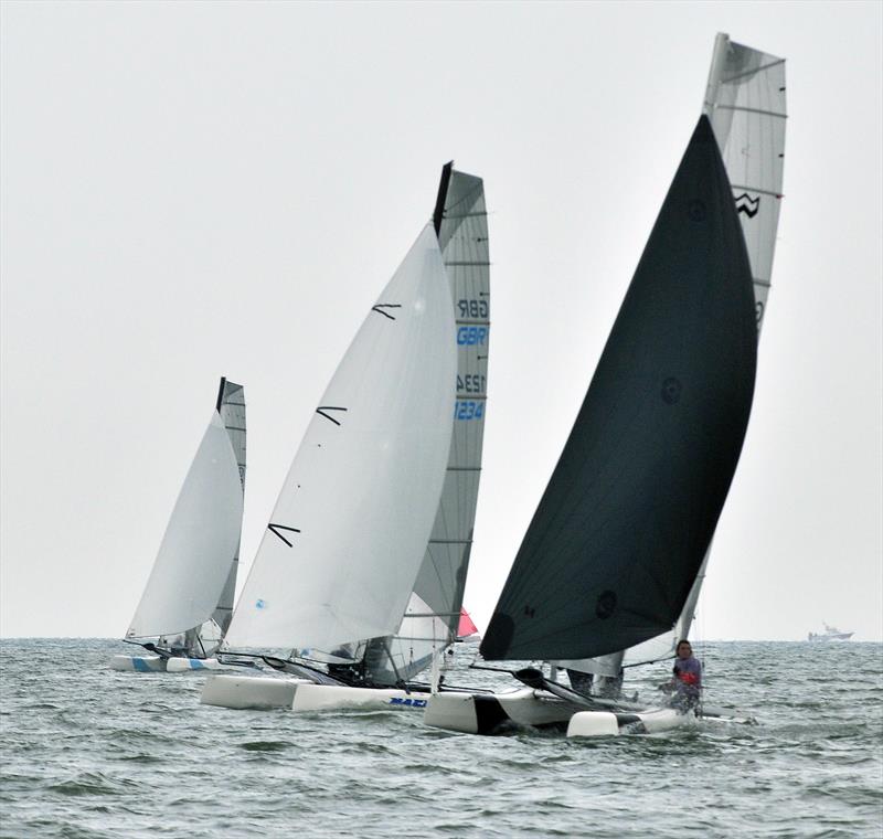 Whitstable Forts Race 2019  photo copyright Nick Champion / www.championmarinephotography.co.uk taken at Whitstable Yacht Club and featuring the Formula 18 class