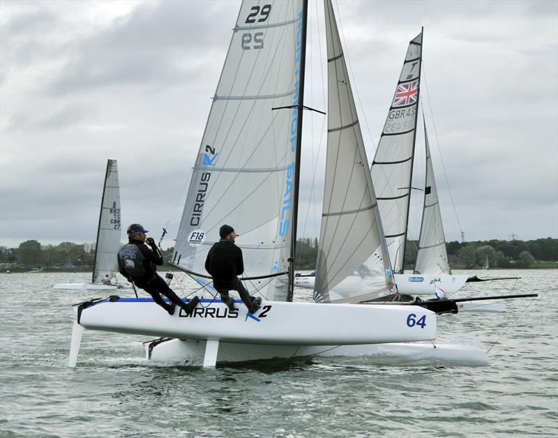 Grafham Cat Open 2019 photo copyright Nick Champion / www.championmarinephotography.co.uk taken at Grafham Water Sailing Club and featuring the Formula 18 class