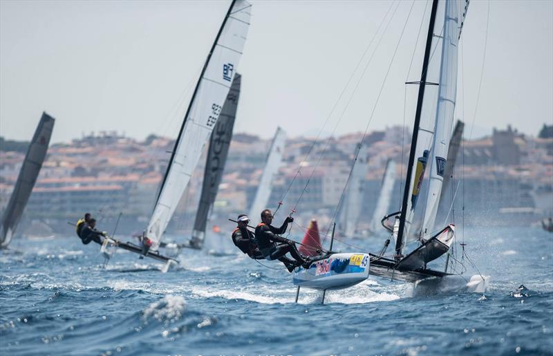 F18 European Championship 2018 photo copyright World Sailing taken at  and featuring the Formula 18 class