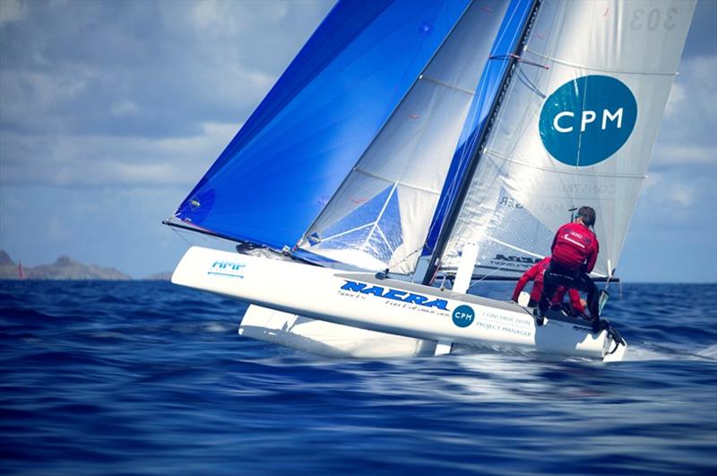 St. Barth Cata Cup 2017 photo copyright Easy Ride taken at Saint Barth Yacht Club and featuring the Formula 18 class