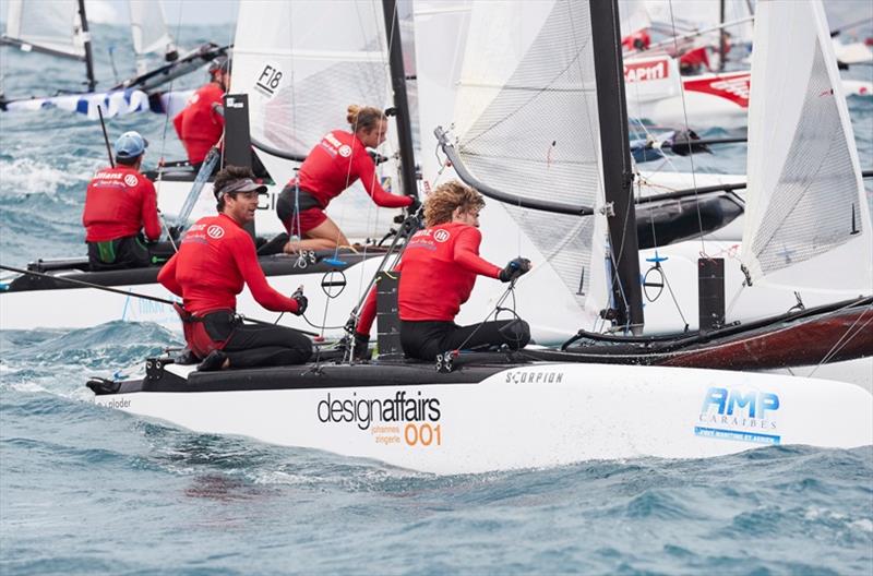 Day 1 - 11th St. Barth Cata Cup photo copyright Michael Gramm taken at Saint Barth Yacht Club and featuring the Formula 18 class