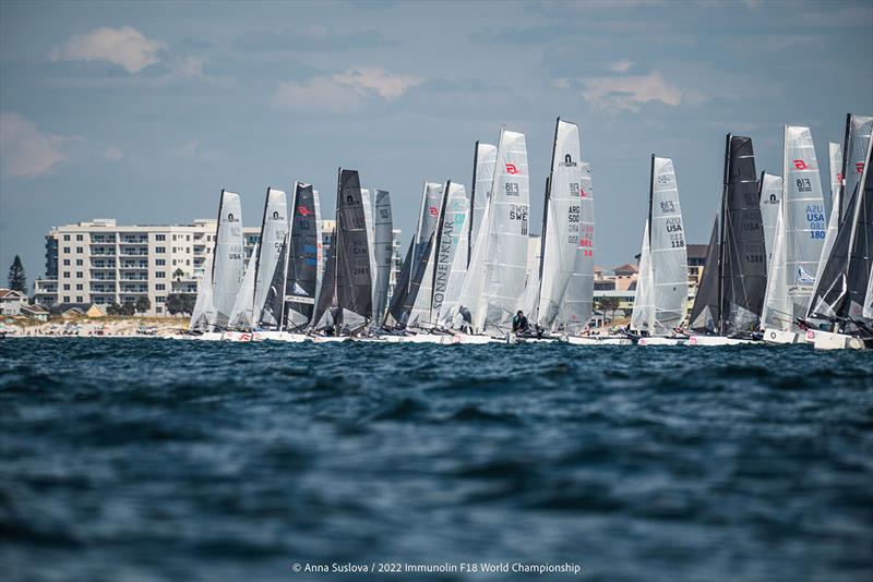 2022 Immunolin F18 World Championship photo copyright Anna Suslova taken at  and featuring the Formula 18 class