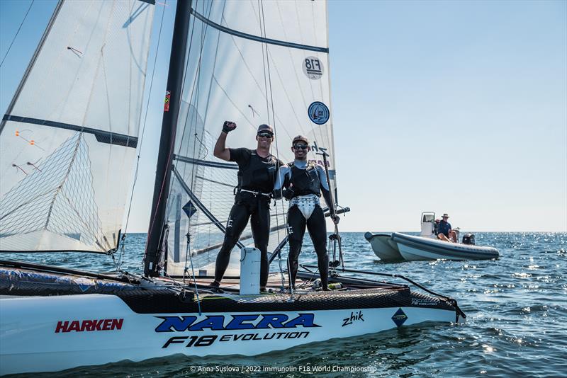 F18 World Championship 2022 photo copyright Anna Suslova / Immunolin F18 Worlds taken at  and featuring the Formula 18 class