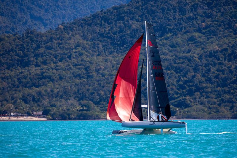 Bolt Racing came out on top today to lead the series - 2023 Airlie Beach Race Week photo copyright Shirley Wodson / ABRW taken at Whitsunday Sailing Club and featuring the Formula 18 class