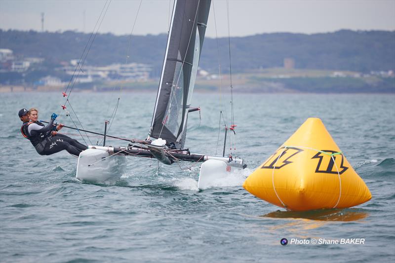 Top Gun Catamaran Regatta at Kurnell Catamaran Club, Botany Bay, Sydney photo copyright Shane Baker taken at Kurnell Catamaran Club and featuring the Formula 18 class