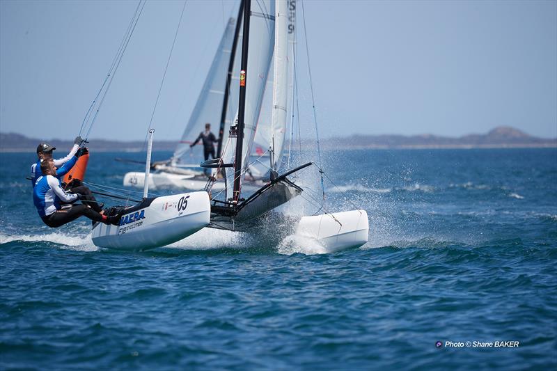 F18 National & World Championships 2026 photo copyright Shane Baker taken at Jervoise Bay Sailing Club and featuring the Formula 18 class