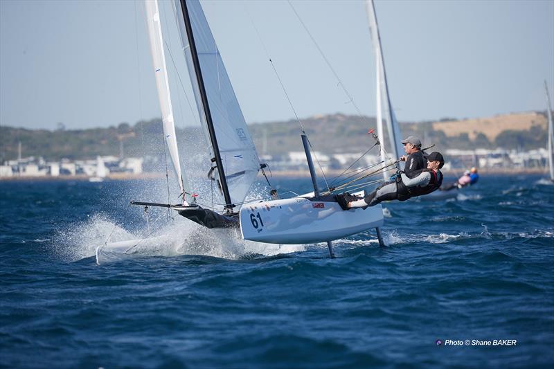 F18 National & World Championships 2026 photo copyright Shane Baker taken at Jervoise Bay Sailing Club and featuring the Formula 18 class
