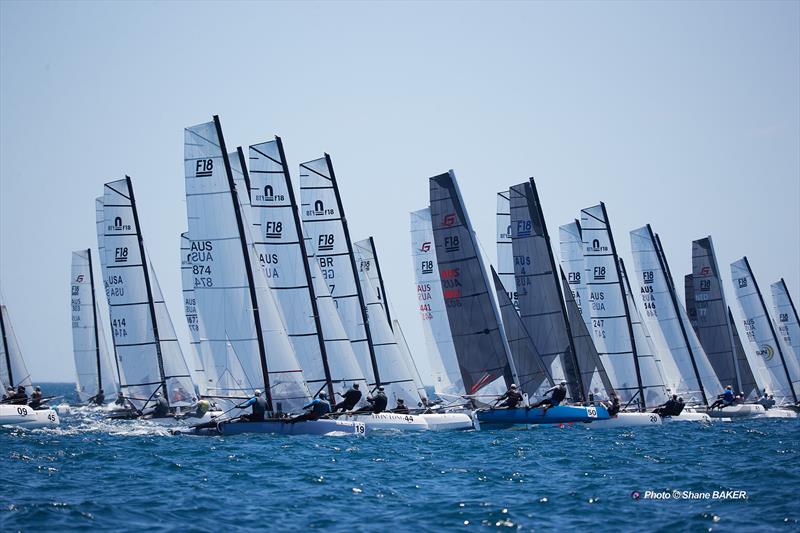 F18 National & World Championships 2026 photo copyright Shane Baker taken at Jervoise Bay Sailing Club and featuring the Formula 18 class