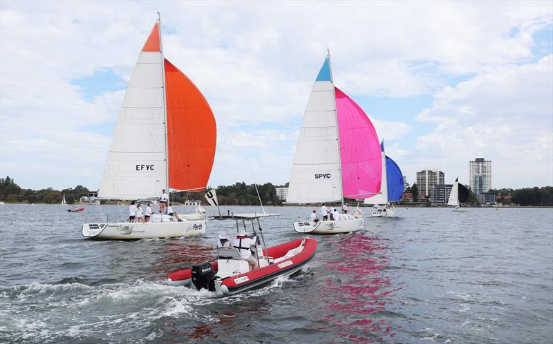 2022 Youth State Keelboat Championship photo copyright Tim Putt taken at Royal Perth Yacht Club and featuring the Foundation 36 class