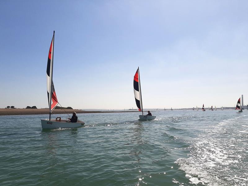 2021 Hamble Warming Pan photo copyright Catrina Clarke taken at Hamble River Sailing Club and featuring the Foxer class