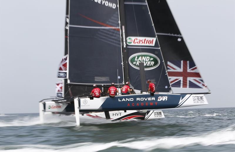 Land Rover BAR Academy manage to secure third place at Extreme Sailing Series™ Act 1, Muscat - photo © Lloyd Images