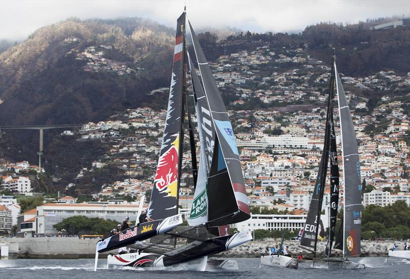 The Extreme Sailing Series 2016 Act 6 in Madeira, Portugal photo copyright Mark Lloyd / Lloyd Images taken at  and featuring the GC32 class