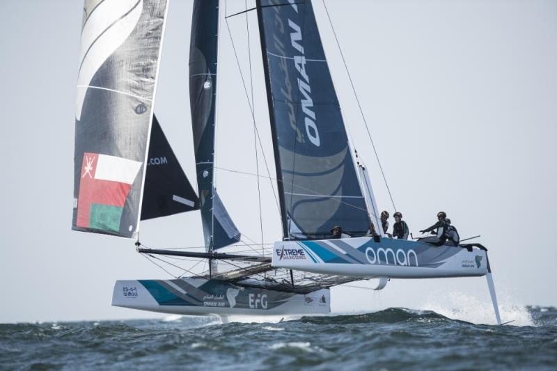 Extreme Sailing Series 2017, Act1 - Muscat, Oman photo copyright Lloyd Images taken at Oman Sail and featuring the GC32 class