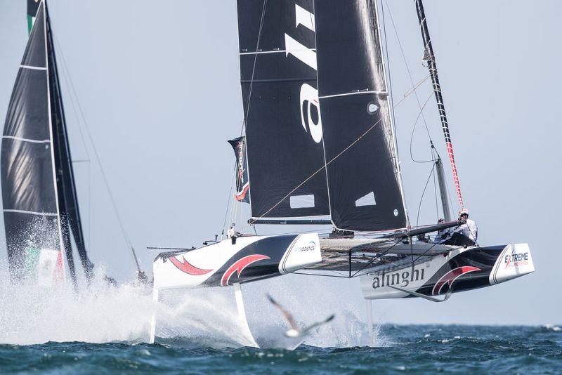 Extreme Sailing Series Act 1, Muscat - day four - Alinghi - photo © Lloyd Images