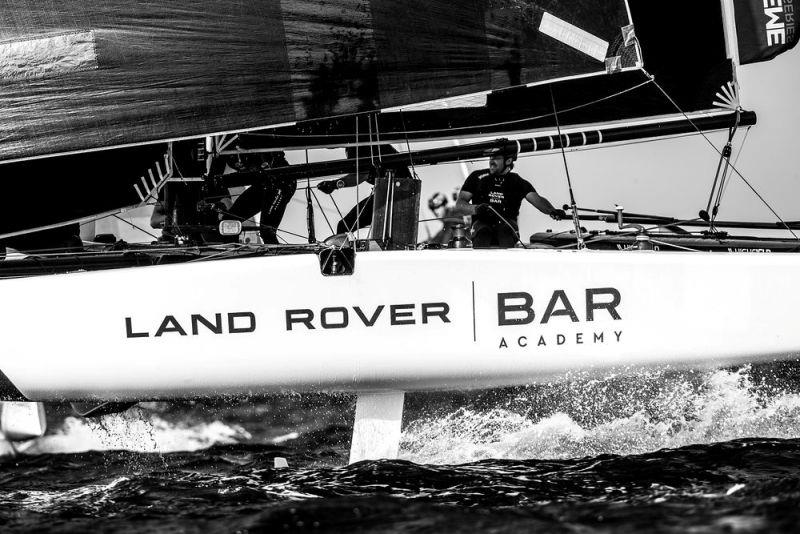 Extreme Sailing Series Act 1, Muscat - day four - Land Rover BAR Academy - photo © Lloyd Images