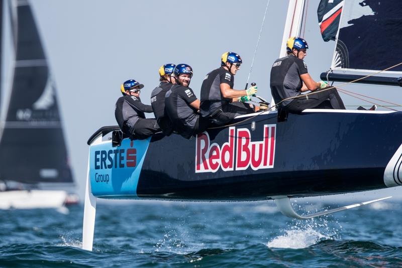 Red Bull Sailing Team has recruited America's Cup skipper Chris Draper as helm this season photo copyright Lloyd Images taken at  and featuring the GC32 class