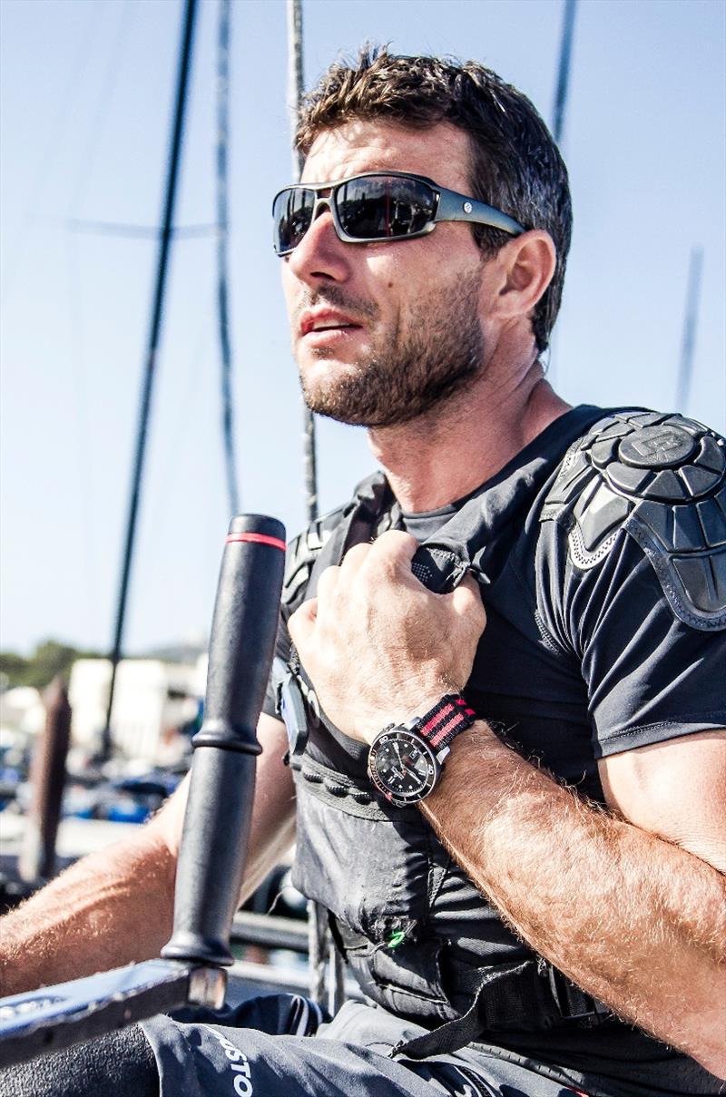 The Anonimo Nautilo GC32RT divers watch is waterproof to 200m. - photo © Jesus Renedo / GC32 Racing Tour