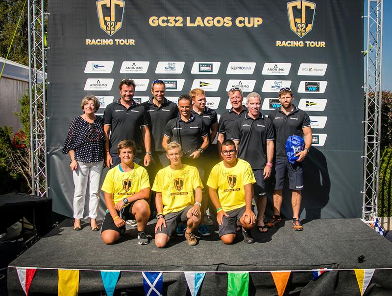 Winners - 2018 GC32 Lagos Cup, Portugal photo copyright Jesus Renedo / GC32 Racing Tour taken at  and featuring the GC32 class