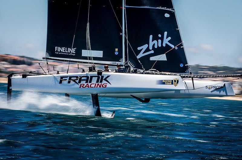 Frank Racing - GC32 racing Tour , Lagos Cup,Portugal. Practice race.  GC32 Racing Tour. 27 June, 2018 photo copyright Jesus Renedo / GC32 Racing Tour taken at  and featuring the GC32 class