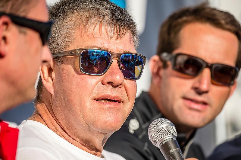 Simon Hull - Frank Racing - GC32 Lagos Cup, Portugal. Opening ceremony.  GC32 Racing Tour. 27 June, 2018. - photo © Jesus Renedo / GC32 Racing Tour