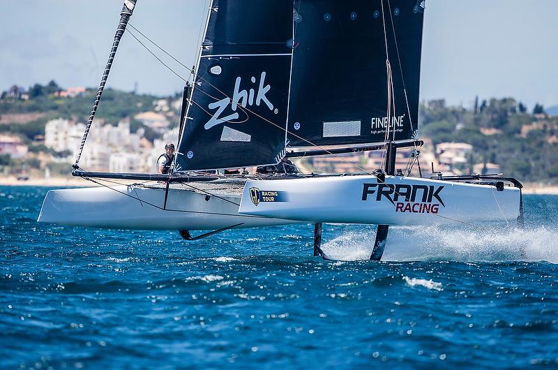 Frank Racing - GC32 racing Tour , Lagos Cup,Portugal. Practice race.  GC32 Racing Tour. 27 June, 2018 photo copyright Jesus Renedo / GC32 Racing Tour taken at  and featuring the GC32 class