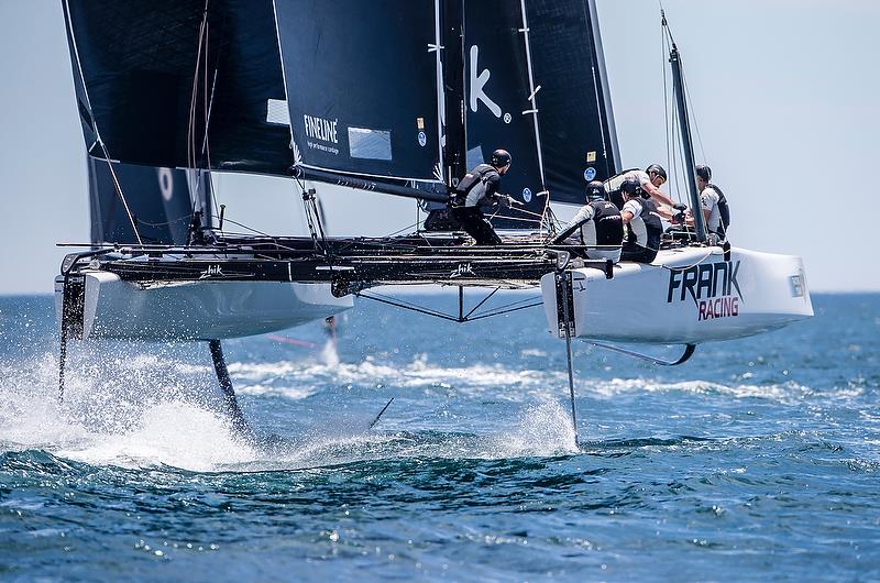 Frank Racing - GC32 Lagos Cup, Portugal. Day 1.  GC32 Racing Tour. 28 June, 2018 photo copyright Jesus Renedo / GC32 Racing Tour taken at  and featuring the GC32 class