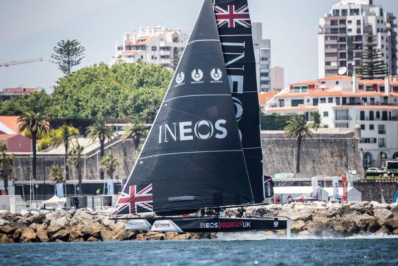 Extreme Sailing Series Act 4, Cascais 2018 - Day 1 - INEOS Rebels UK photo copyright Lloyd Images taken at  and featuring the GC32 class