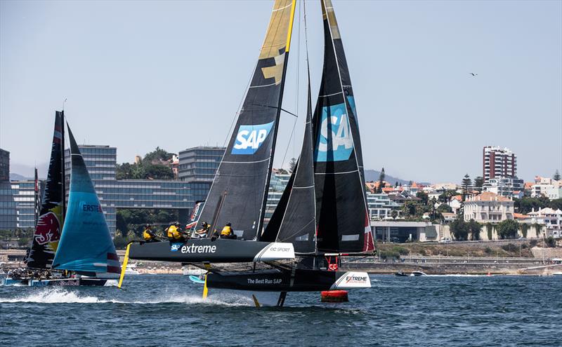 Extreme Sailing Series™ Act 4, Cascais day 4 photo copyright Lloyd Images taken at  and featuring the GC32 class