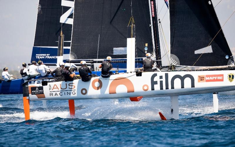 Simon Delzoppo's .film Racing at pace with NORAUTO - photo © Sailing Energy / GC32 Racing Tour