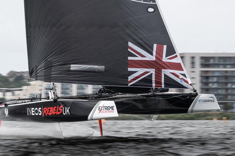 Extreme Sailing Series™ Cardiff 2018 - day one - INEOS Rebels UK - photo © Vincent Curutchet / Lloyd Images