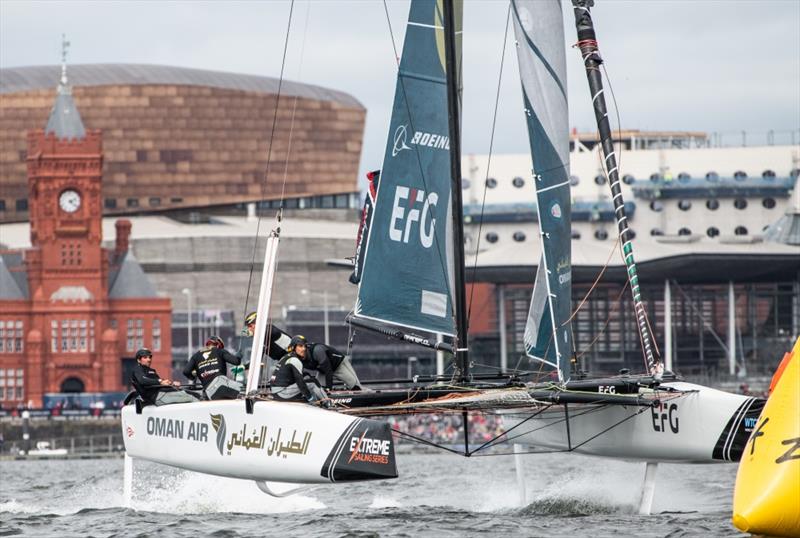 The Extreme Sailing Series 2018 - Act 5 - Oman Air team photo copyright Vincent Curutchet / Lloyd Images taken at  and featuring the GC32 class