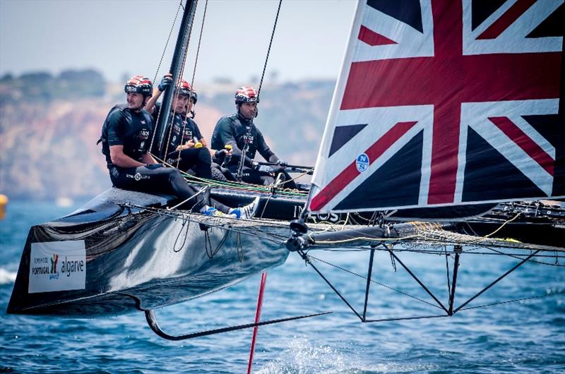 Ben Ainslie, the most successful Olympic sailor of all time, comes to Villasimius with his INEOS Team UK photo copyright Jesus Renedo / GC32 Racing Tour taken at  and featuring the GC32 class