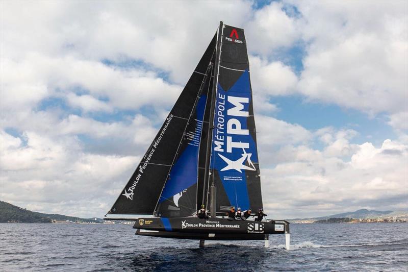 Métropole Toulon Provence Méditerranée training off her home port photo copyright Olivier Pastor taken at  and featuring the GC32 class