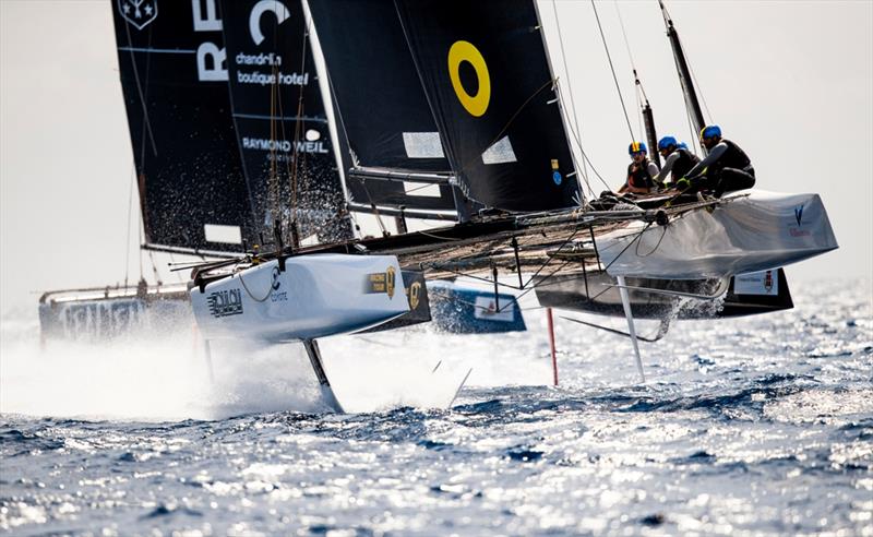 Fourth event of the GC32 Racing Tour, run by Marina Villasimius photo copyright TomÃ¡s Moya / Sailing Energy / GC32 Racing Tour taken at  and featuring the GC32 class