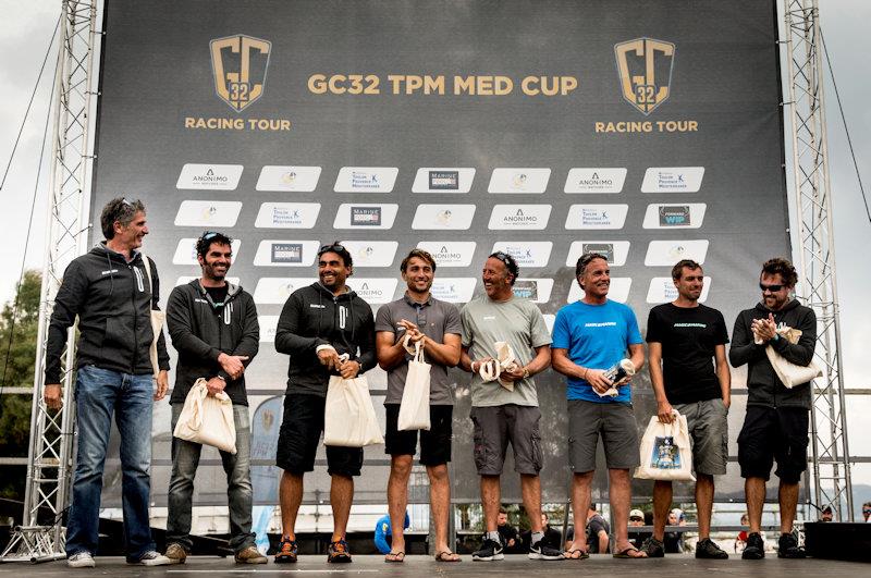 Erik Maris and the Zoulou team, claimed the third place on the 2018 GC32 Racing Tour podium - photo © Sailing Energy / GC32 Racing Tour