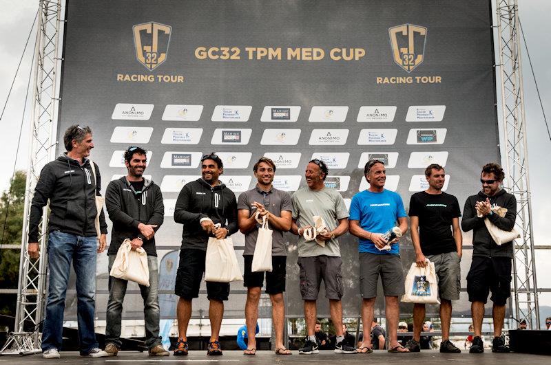 Erik Maris and the Zoulou team, claimed the third place on the 2018 GC32 Racing Tour podium - photo © Sailing Energy / GC32 Racing Tour