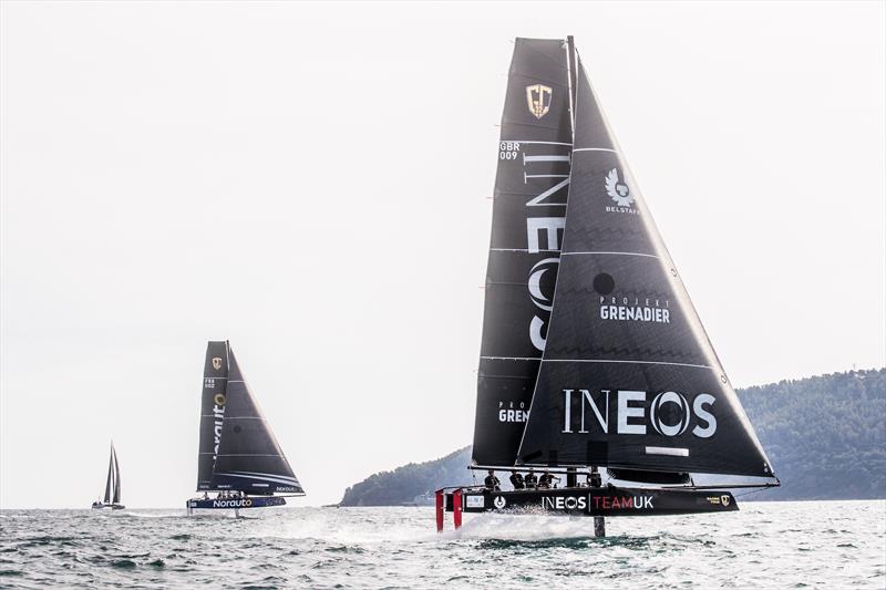 INEOS Team UK racing during the GC32 TPM Med Cup - photo © Harry KH / INEOS Team UK