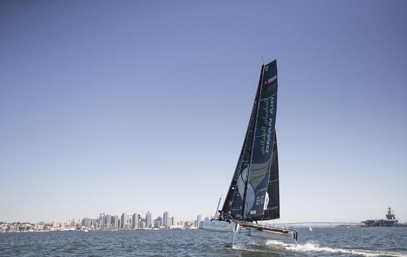 Extreme Sailing Series™ San Diego 2018 - Omani squad photo copyright Lloyd Images taken at  and featuring the GC32 class