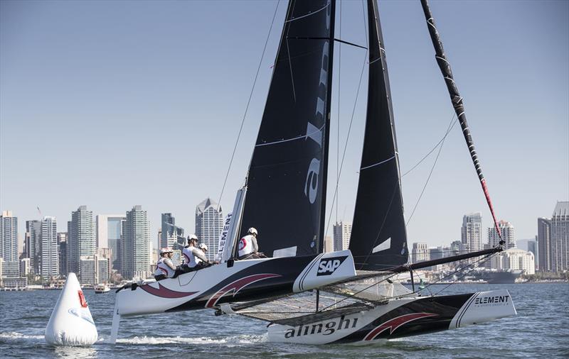 Extreme Sailing Series™ San Diego 2018 - Alinghi photo copyright Lloyd Images taken at  and featuring the GC32 class