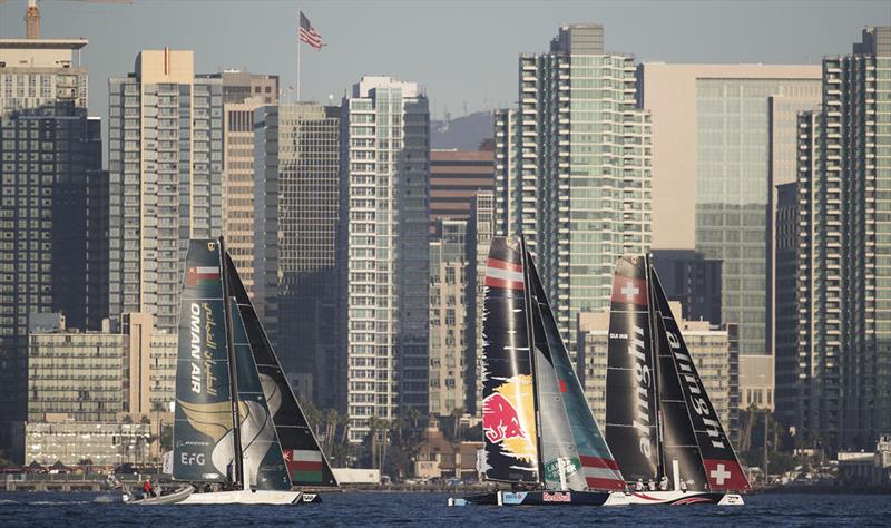 Extreme Sailing Series™ San Diego 2018 - Fleet photo copyright Lloyd Images taken at  and featuring the GC32 class